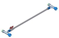 Manually adjustable bypass M30x1,5 for Unistats