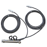 Temperature sensor Pt100, G1/2", for fluid outlet or return, double