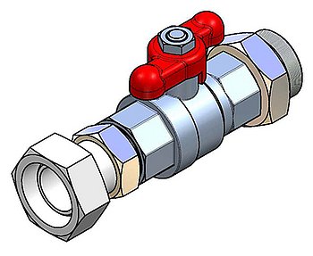 Ball valve M38x1,5